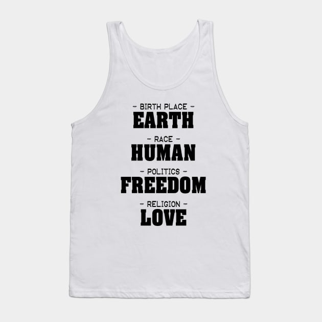 It's All Love Tank Top by NotoriousMedia